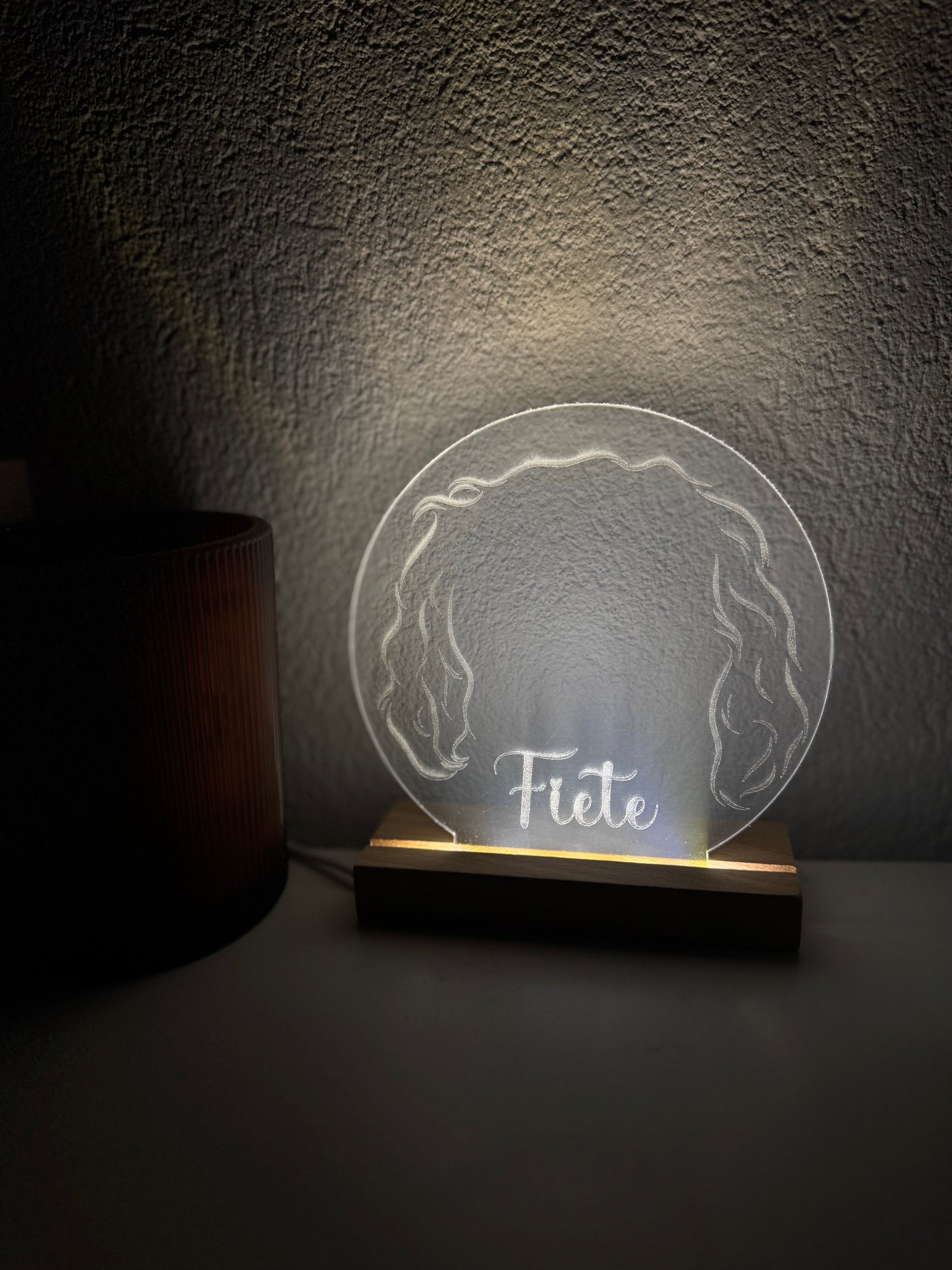 Personalisierte Lampe