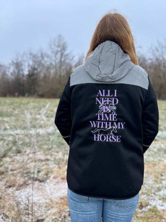 Reflektionsjacke - All I want is time with my horse