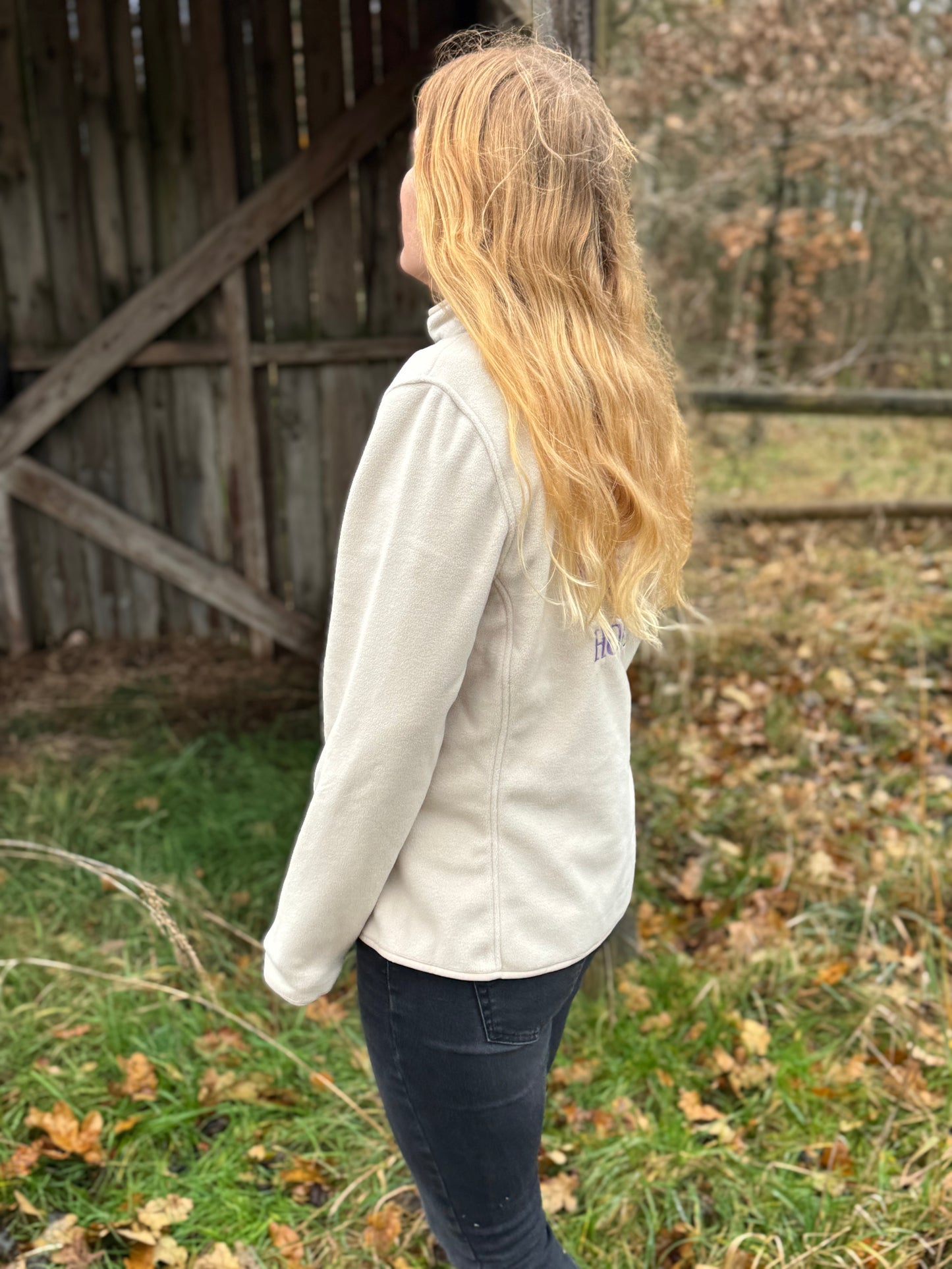 All I want is time with my horse - fleece Jacke