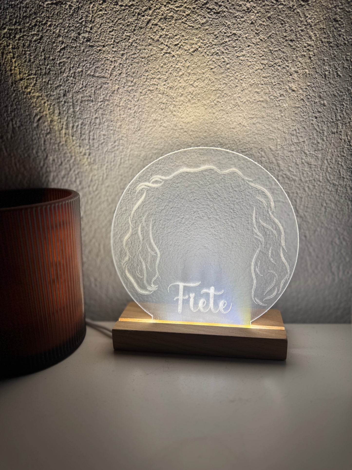 Personalisierte Lampe