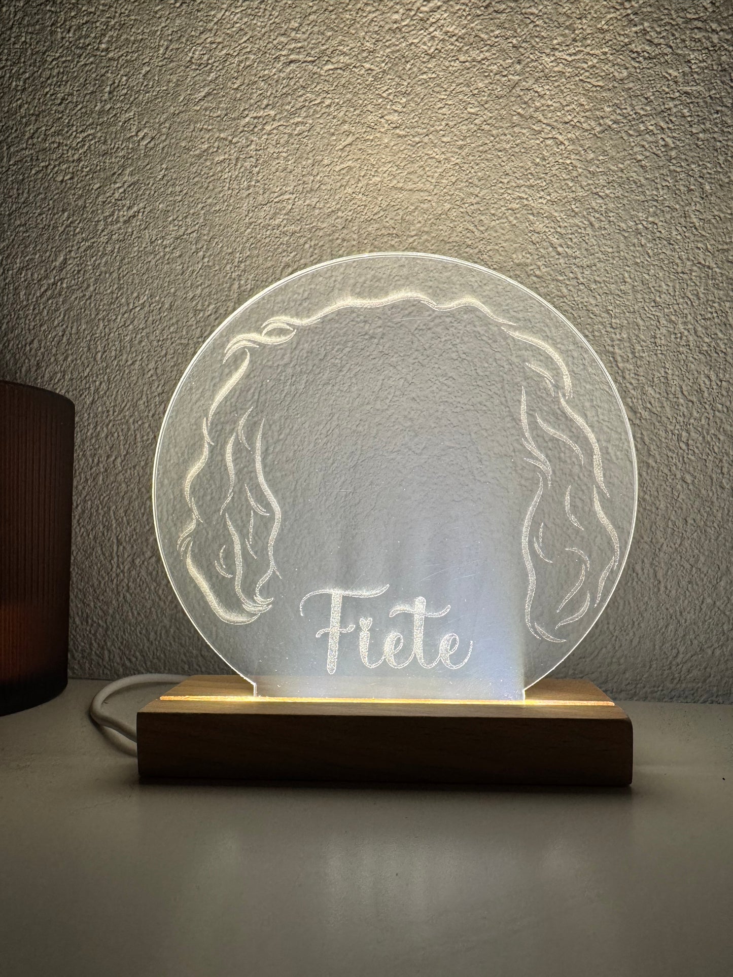 Personalisierte Lampe