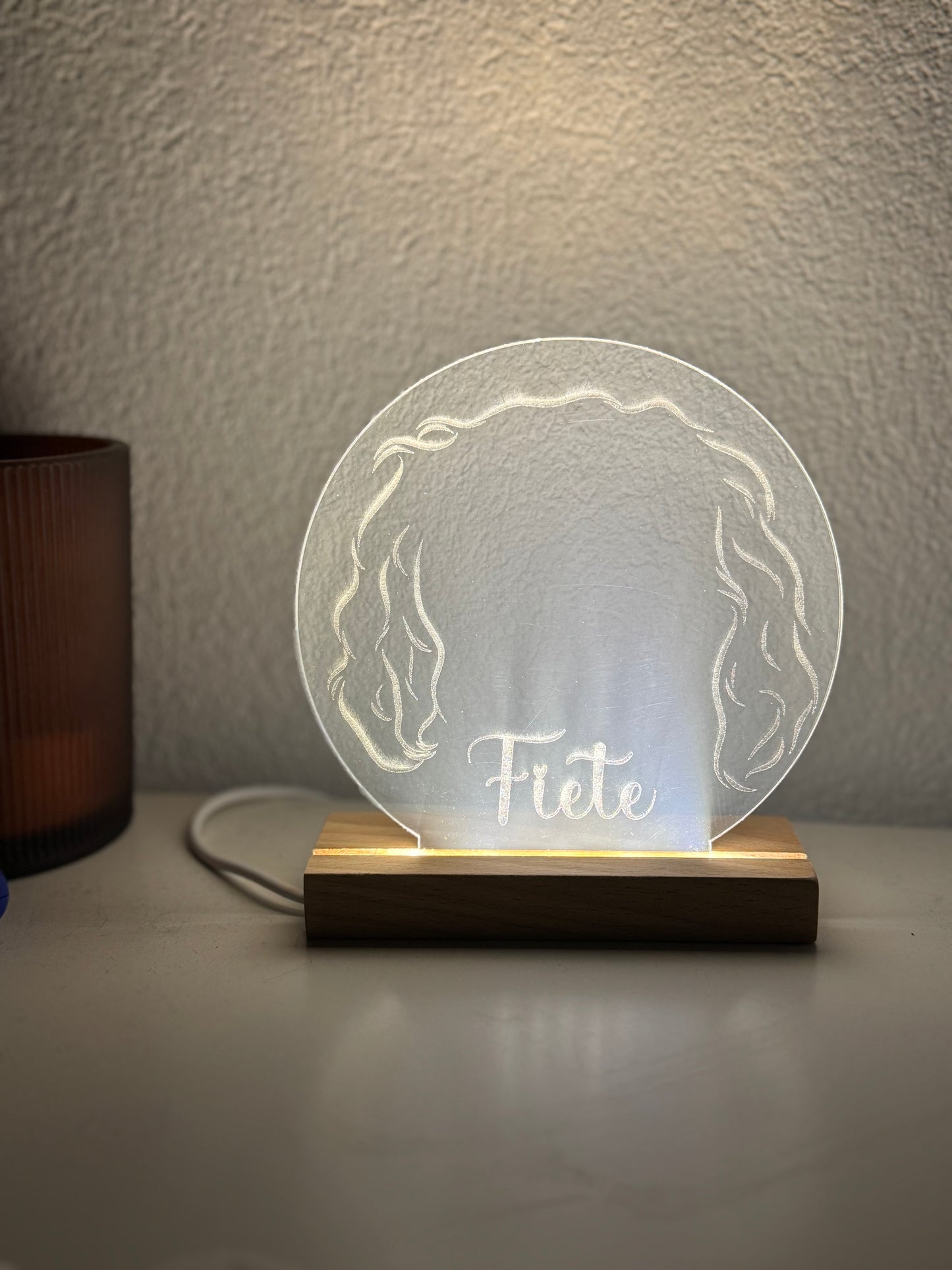 Personalisierte Lampe