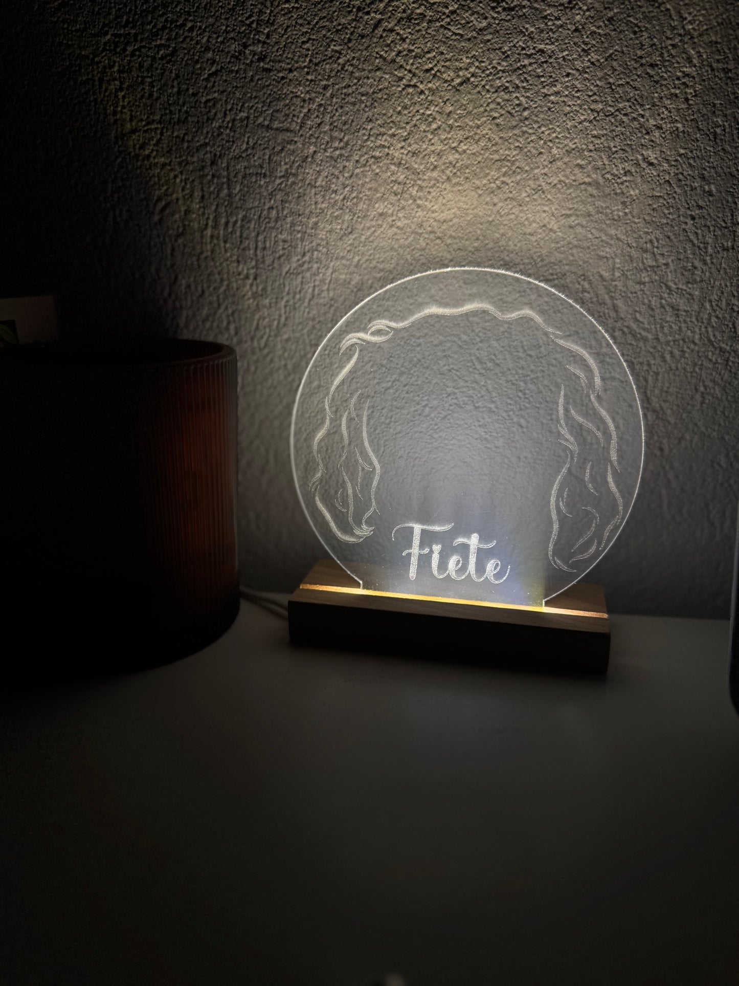 Personalisierte Lampe