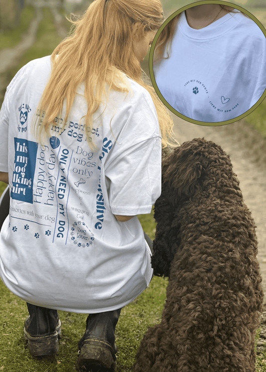 Oversized T-shirt Dogpower - LieblingsHaustier