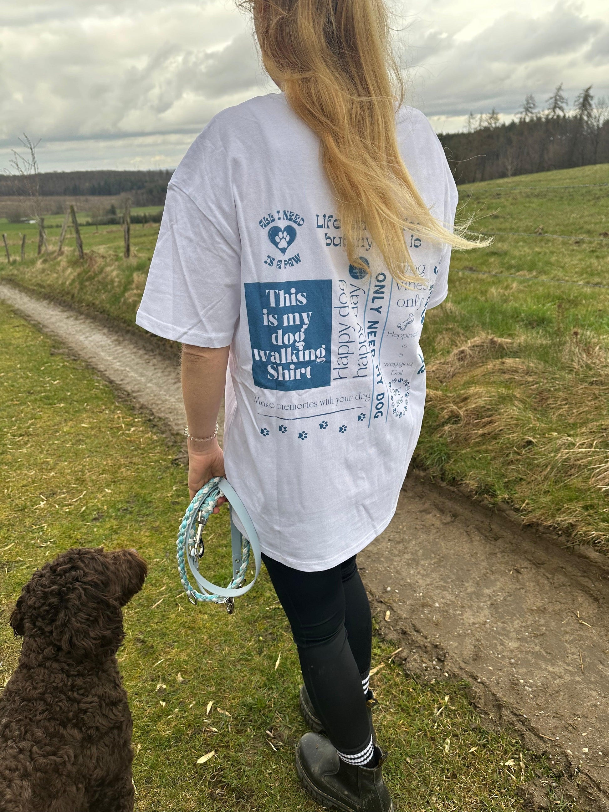 Oversized T-shirt Dogpower - LieblingsHaustier