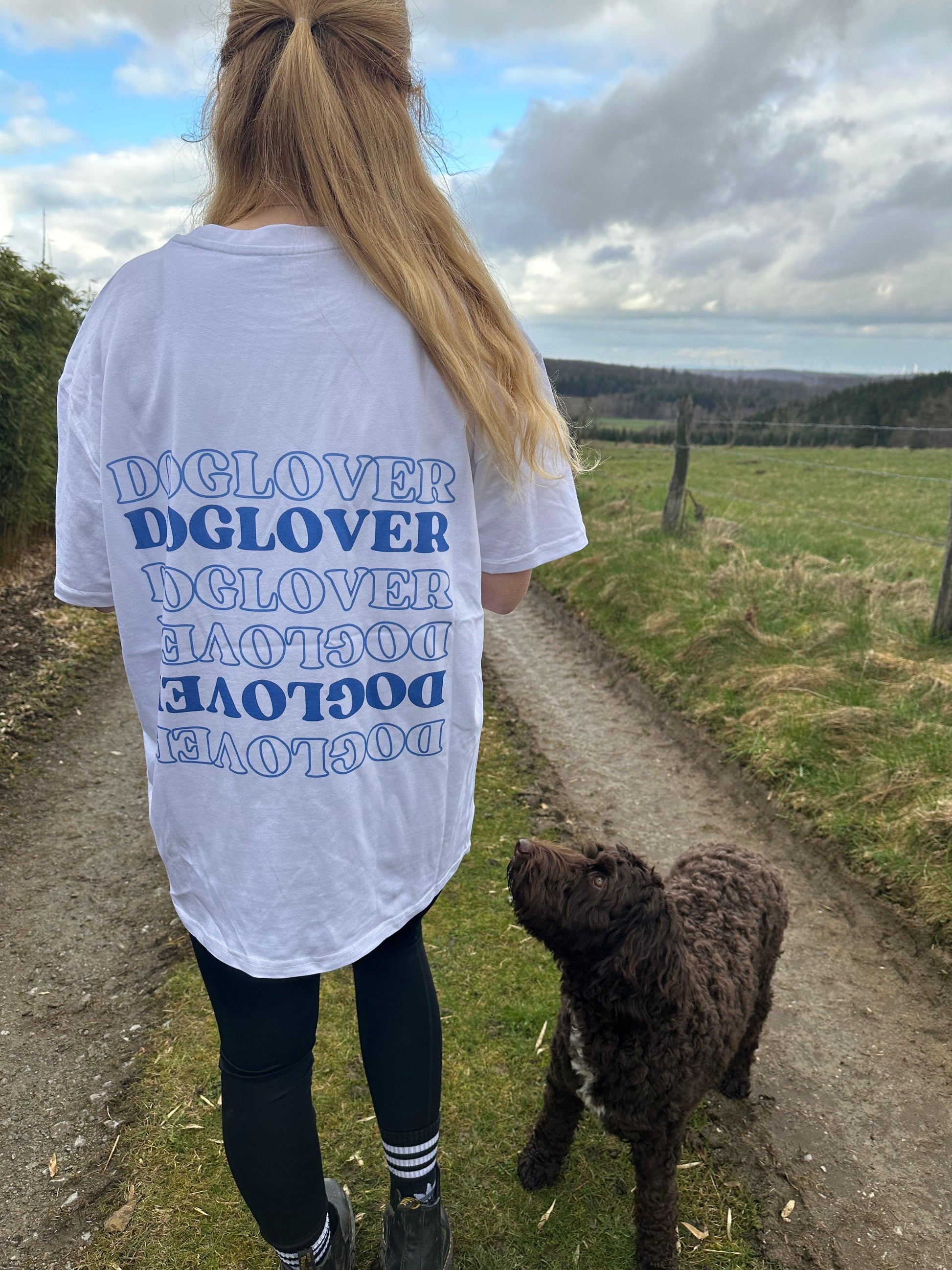 Oversized T-shirt Doglover - LieblingsHaustier